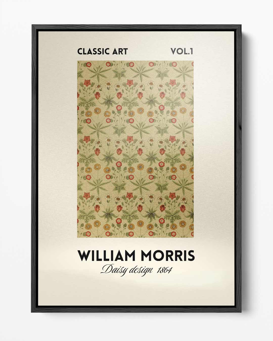 William Morris Daisy Design Kunstwerk-canvas-dibond-plexiglas-wanddecoratie-WallArtistic