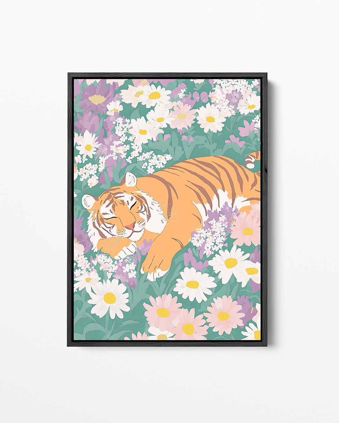 Dromerige tijger Kunstwerk