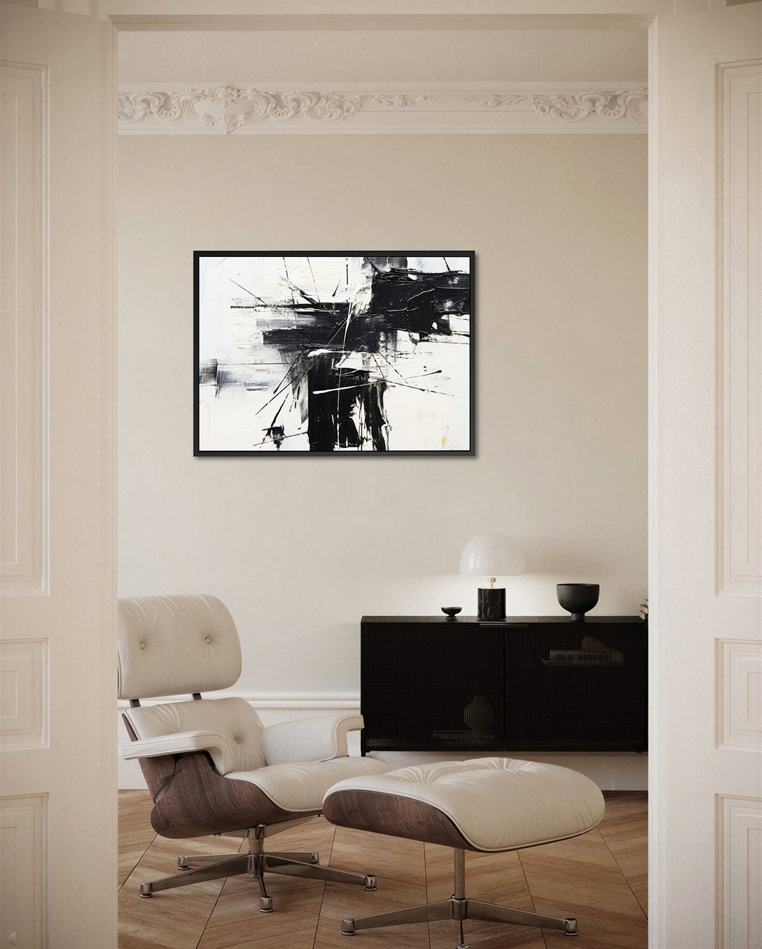 Dynamische lijnen Kunstwerk