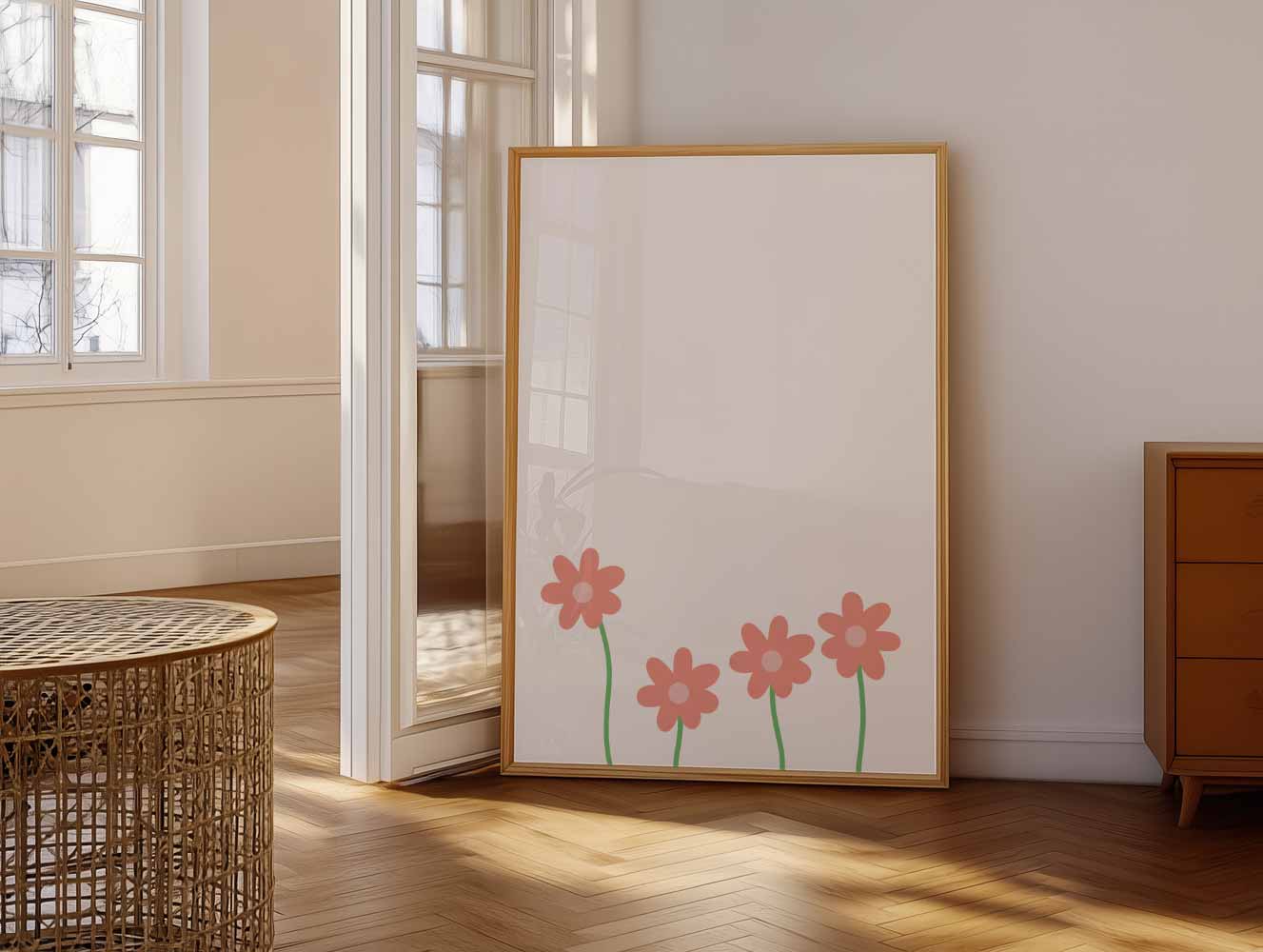 Vrolijke Bloemenpracht Poster