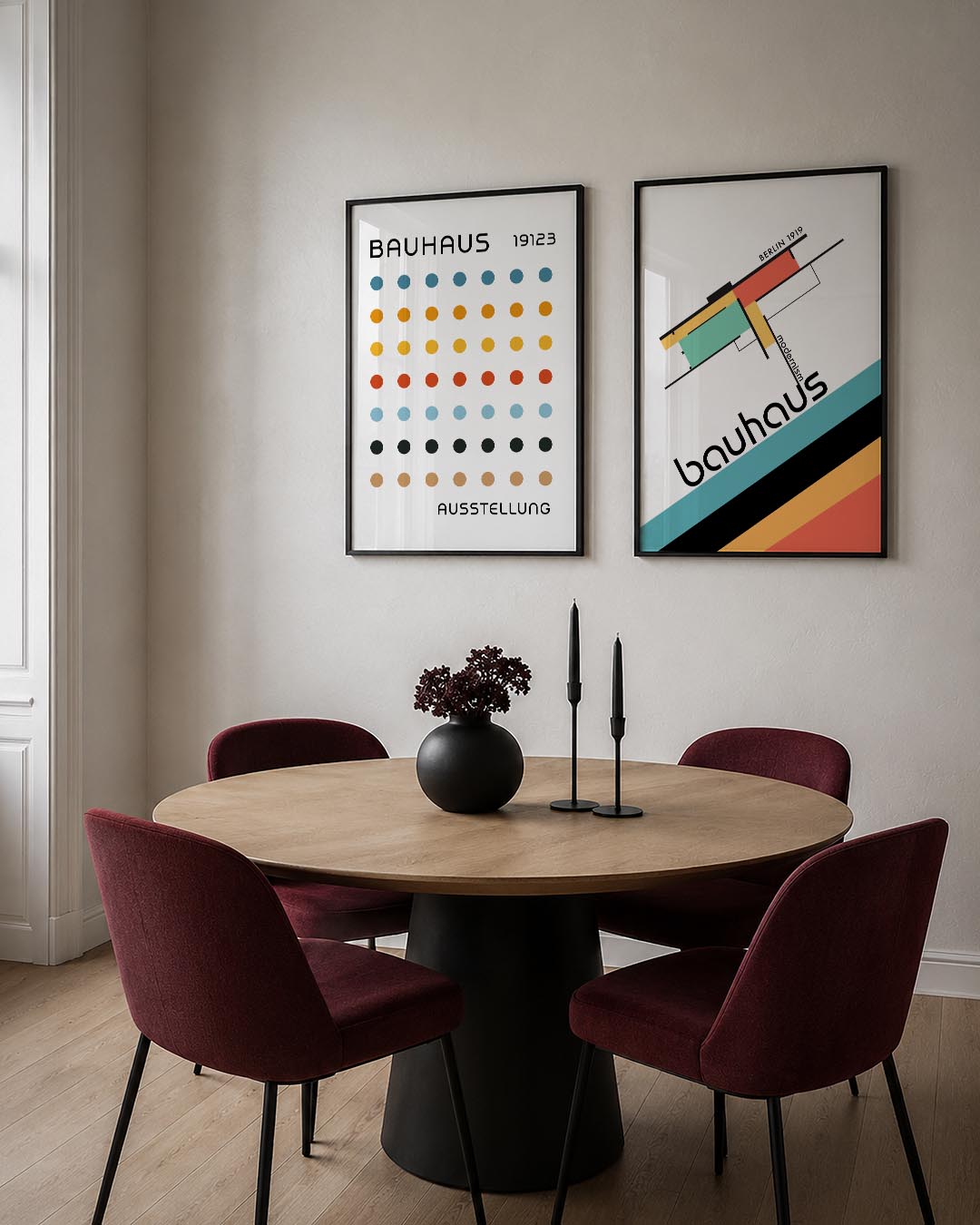Kleurrijk puntenspel Posterset