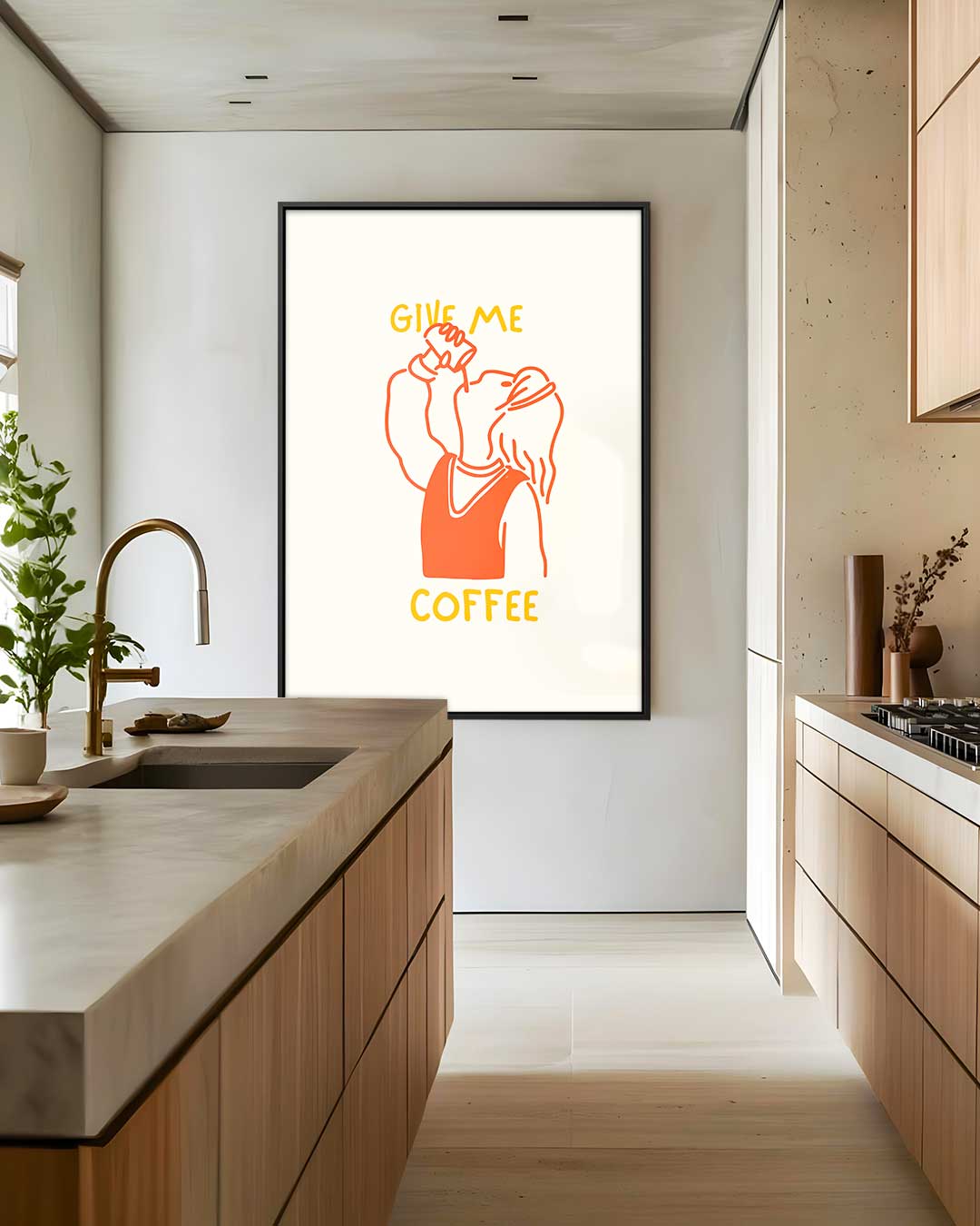 Koffie Avonturier Kunstwerk Kunstwerk-canvas-dibond-plexiglas-wanddecoratie-WallArtistic