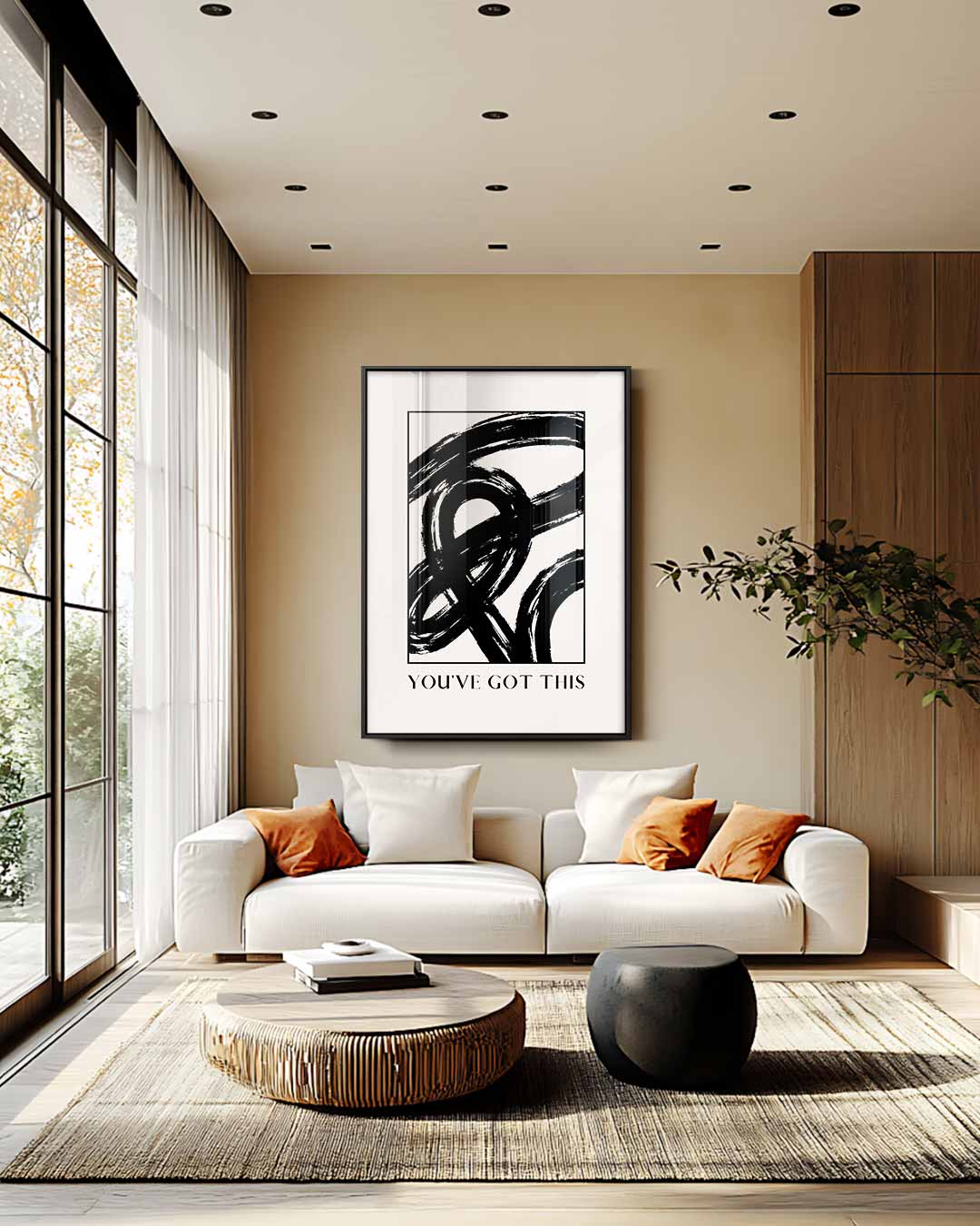 Motivatie Poster "You've Got This Kunstwerk-canvas-dibond-plexiglas-wanddecoratie-WallArtistic