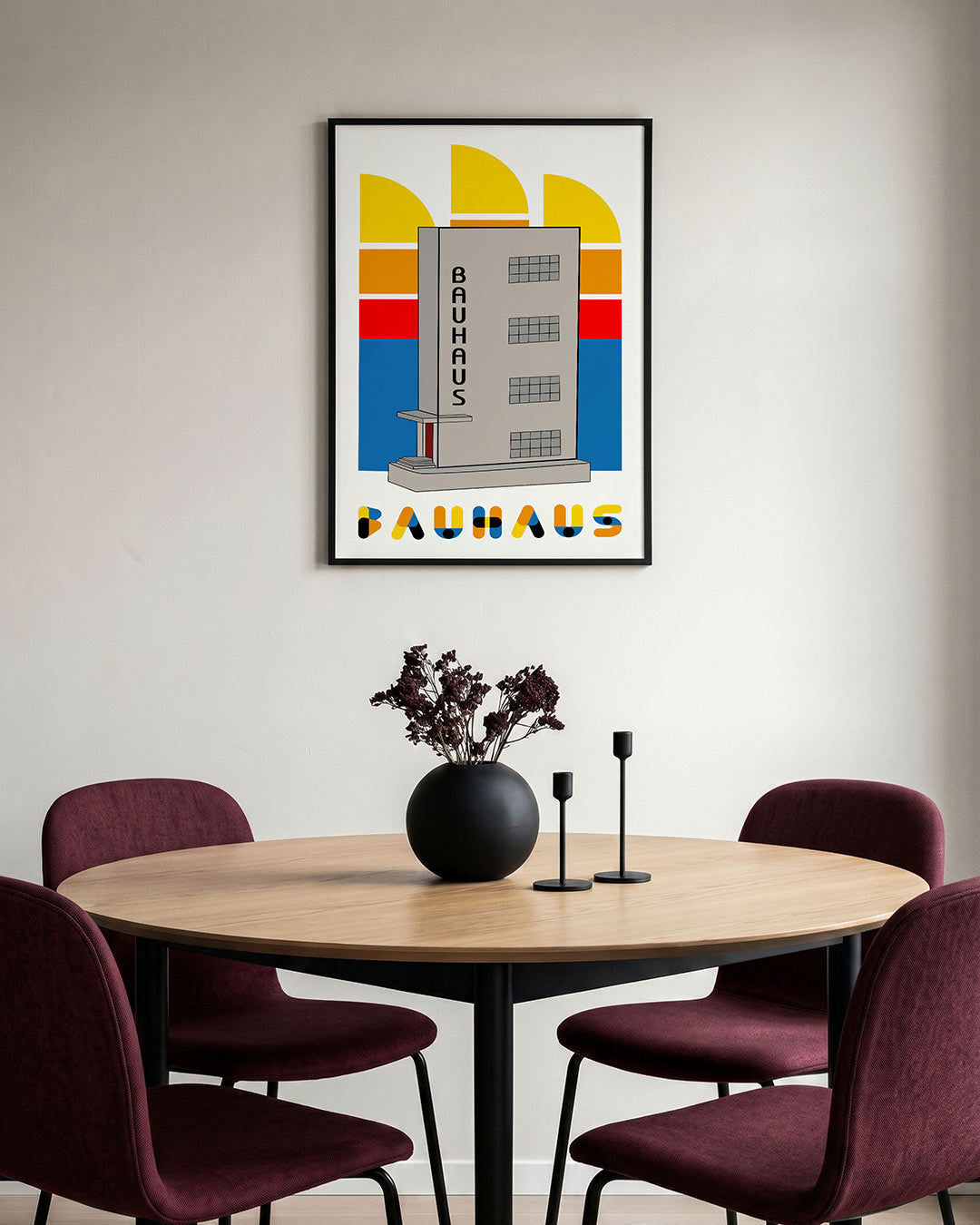 Vormen en kleurvlakken Poster