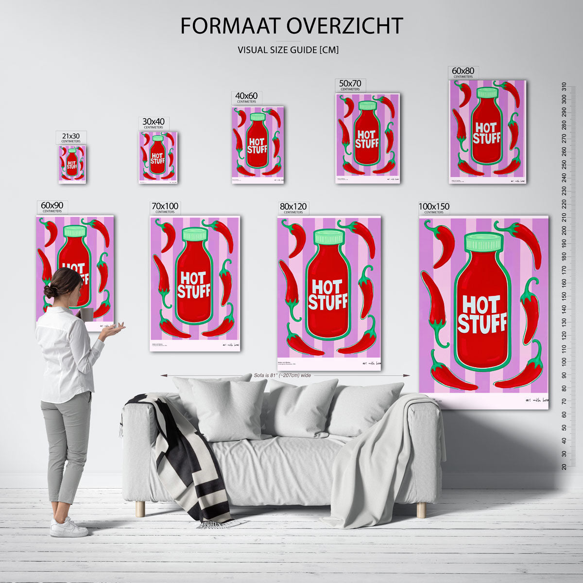 Hot stuff fles Poster