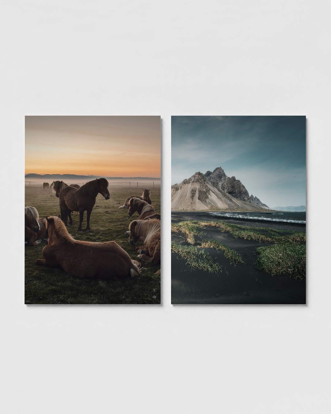 Rustige ochtendweide Posterset