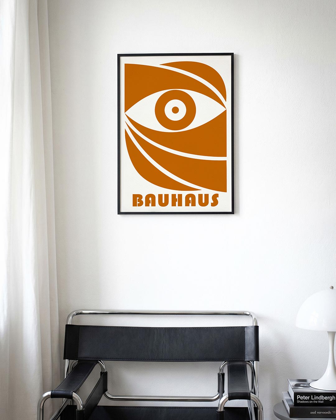 Oogvorm en lijnen Poster