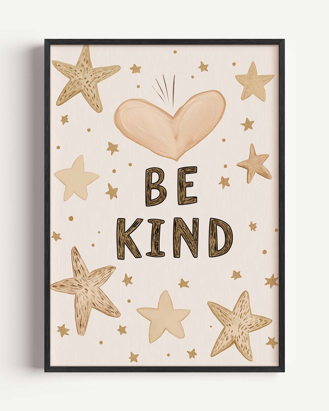 Inspirerende Be Kind Sterren Poster