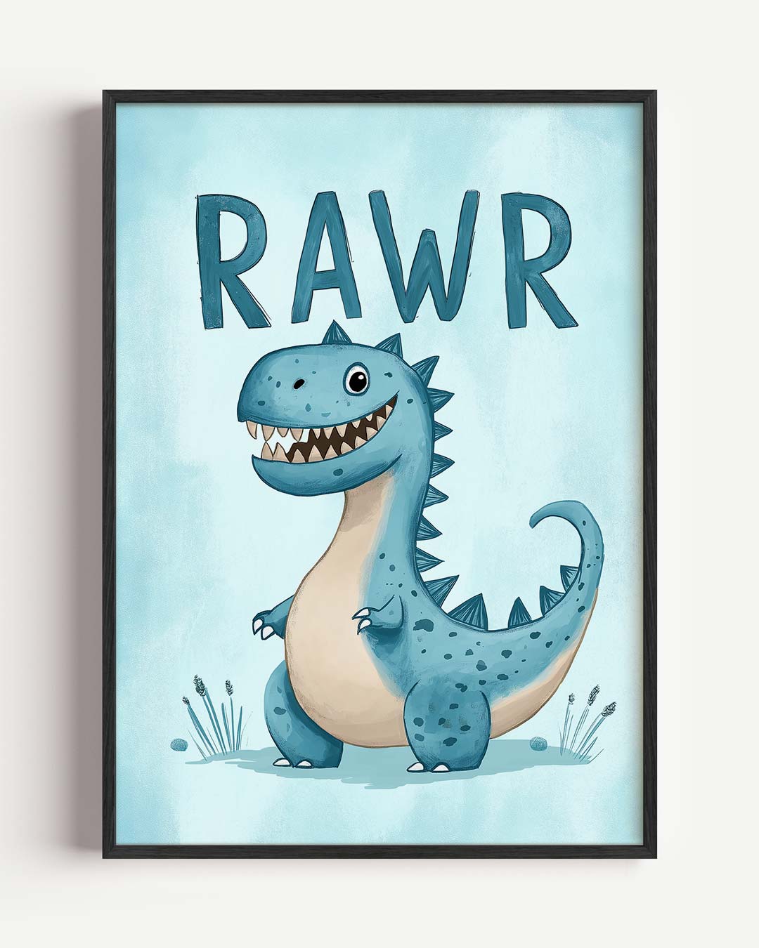 Schattige Dino "Rawr" Poster