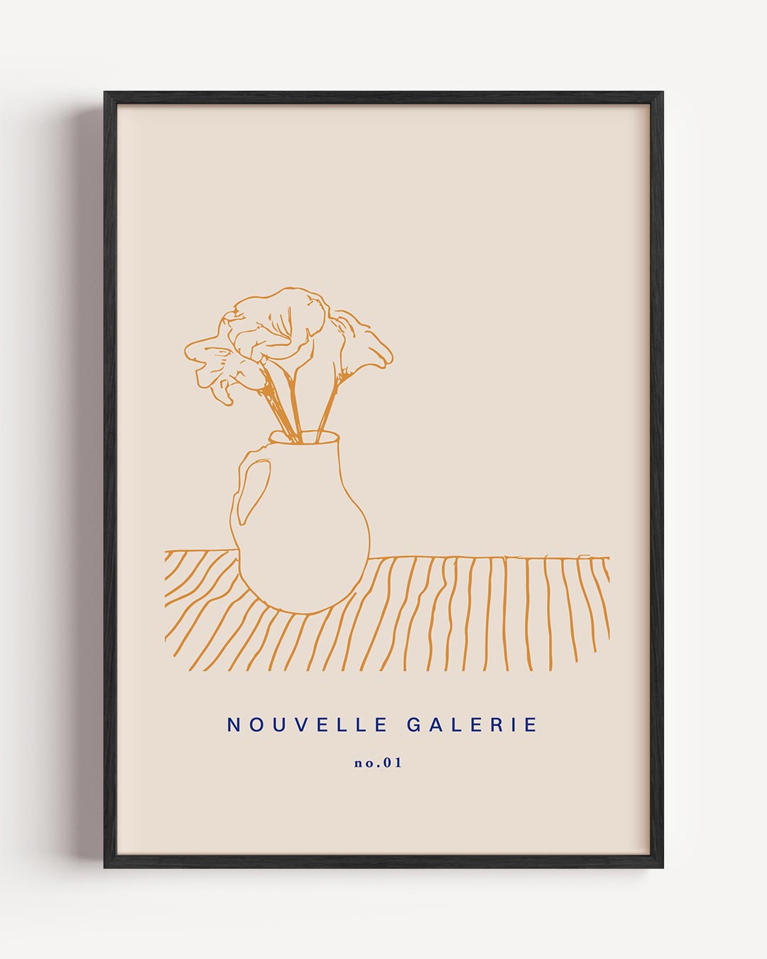 Elegante Bloemenvaas Poster-WallArtistic