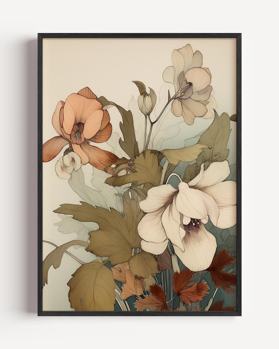Botanische Kunstposter-WallArtistic