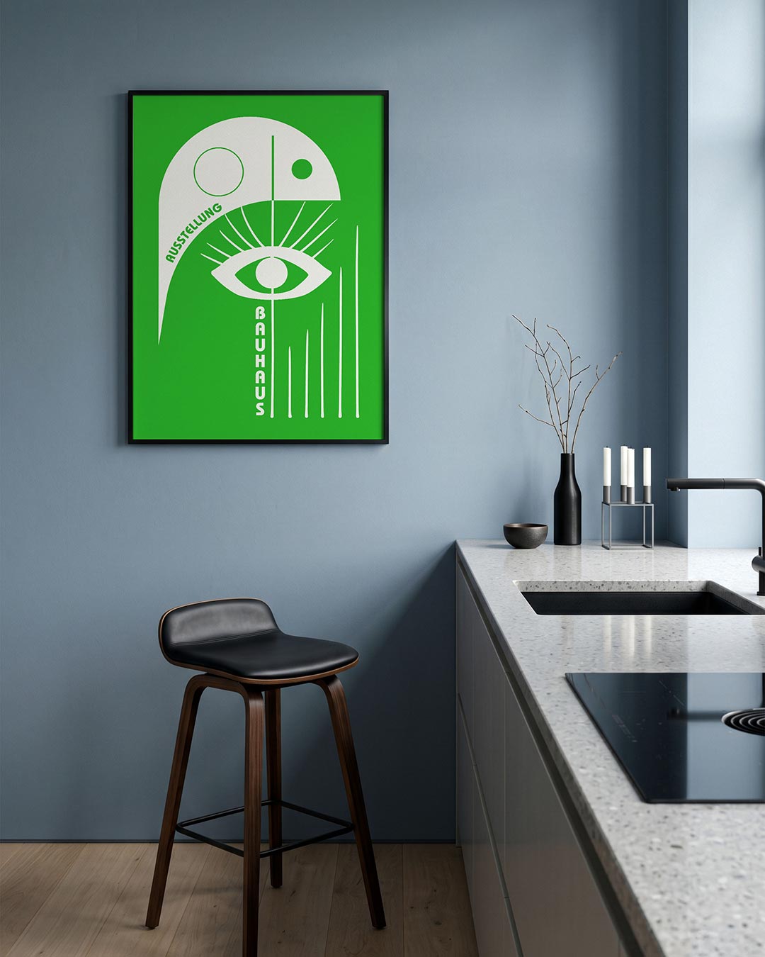 Oog en lijnen Poster