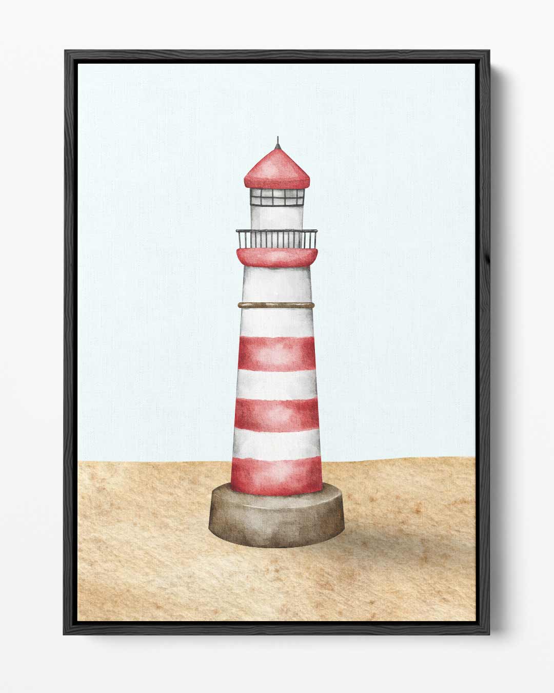 Magische Vuurtoren aan Zee Kunstwerk-canvas-dibond-plexiglas-wanddecoratie-WallArtistic