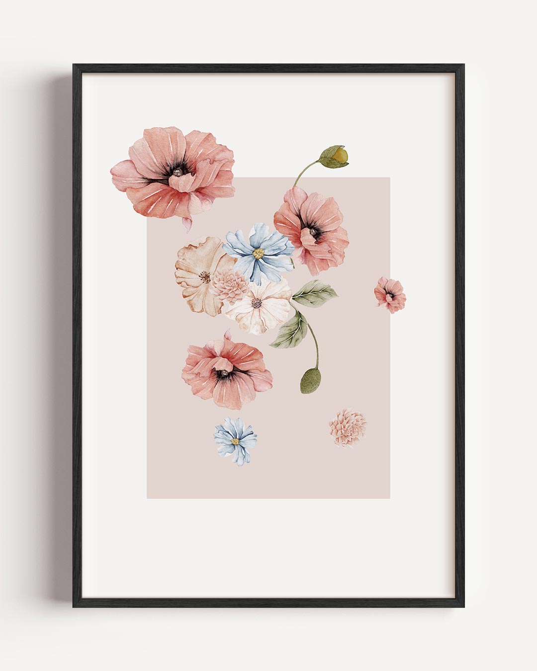 Bloemenpracht Wanddecoratie Poster-WallArtistic