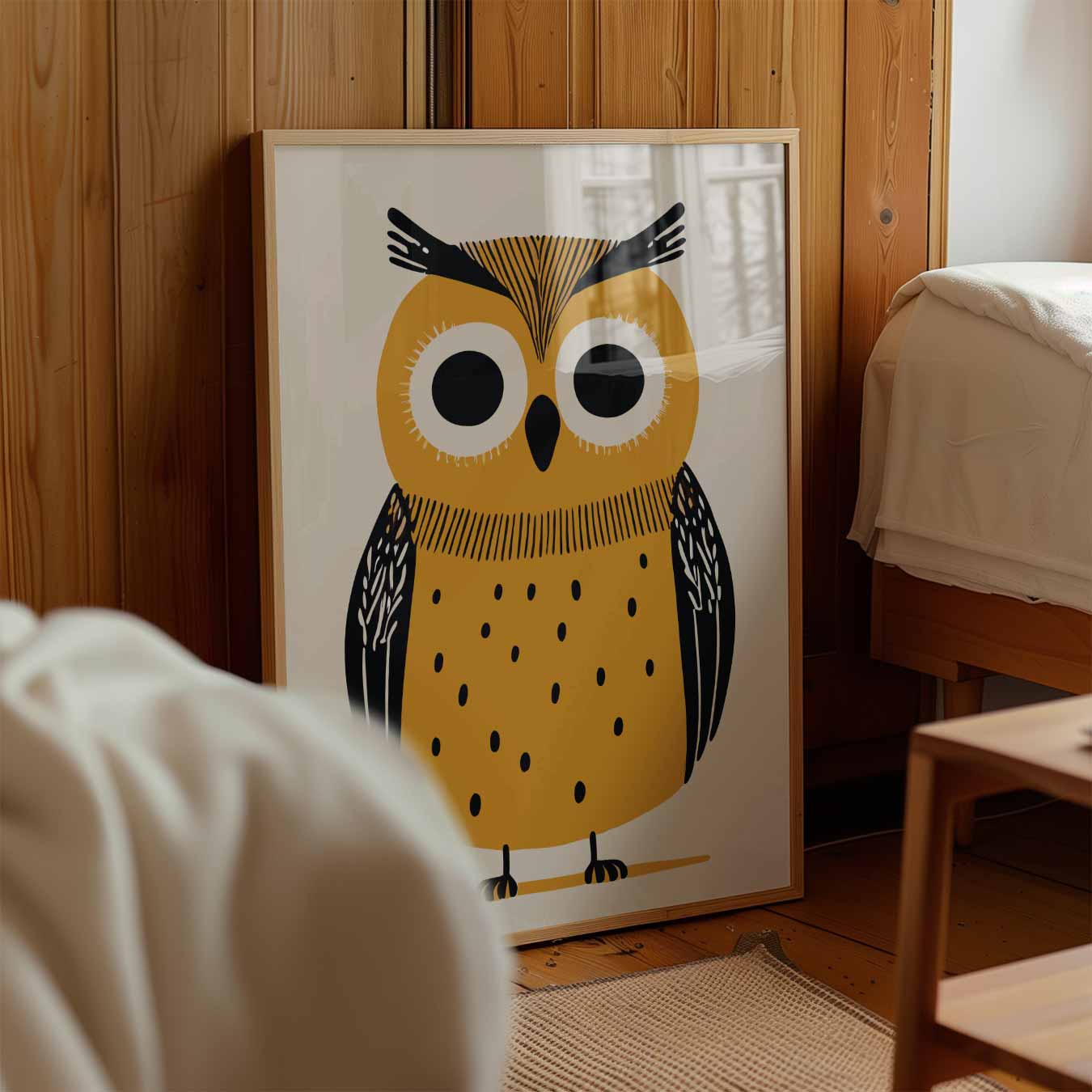 Schattige Uil Poster