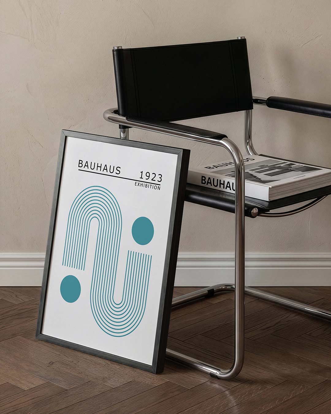 Lijnen en cirkels Poster