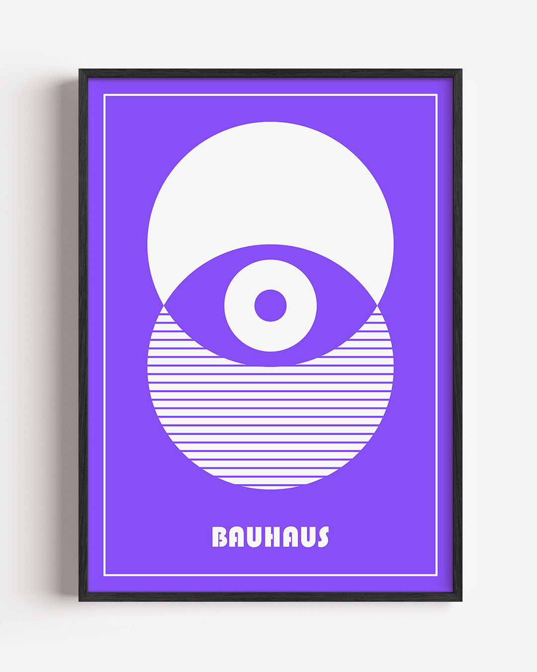 Cirkelstructuur en lijnen Poster