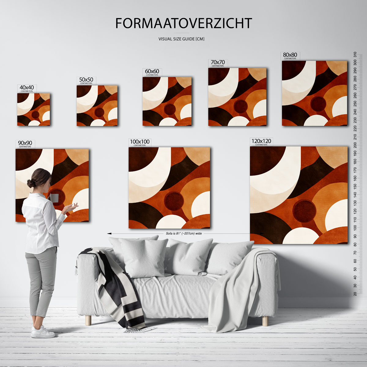 Abstracte vormen Poster