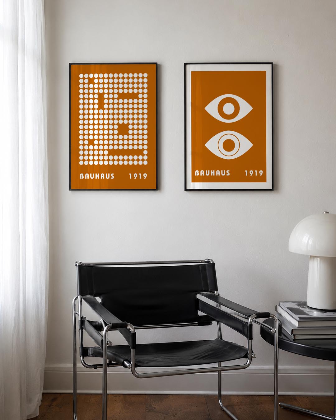 Cirkelpatroon en kleur Posterset