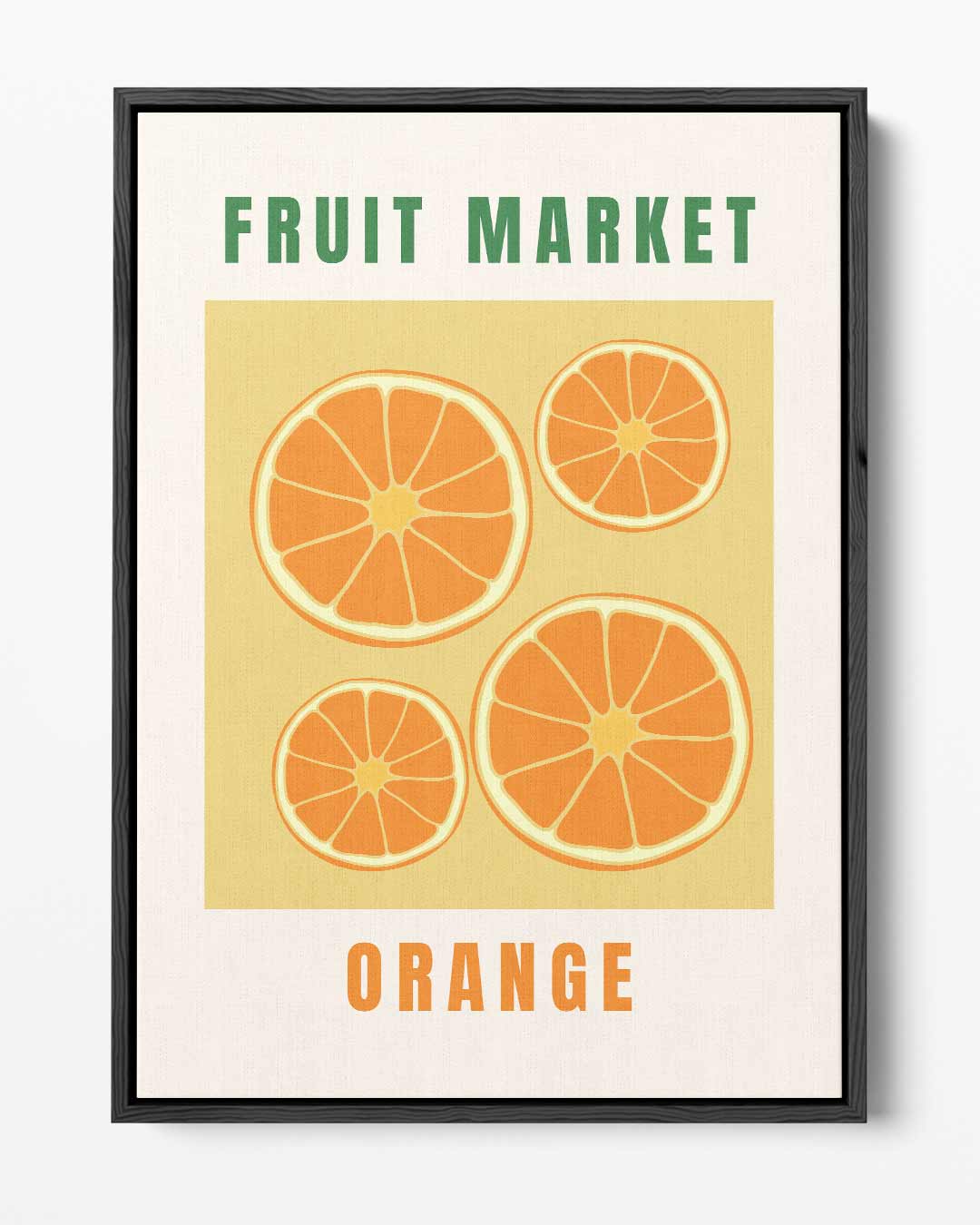 Fruit Market Orange Poster Kunstwerk-canvas-dibond-plexiglas-wanddecoratie-WallArtistic