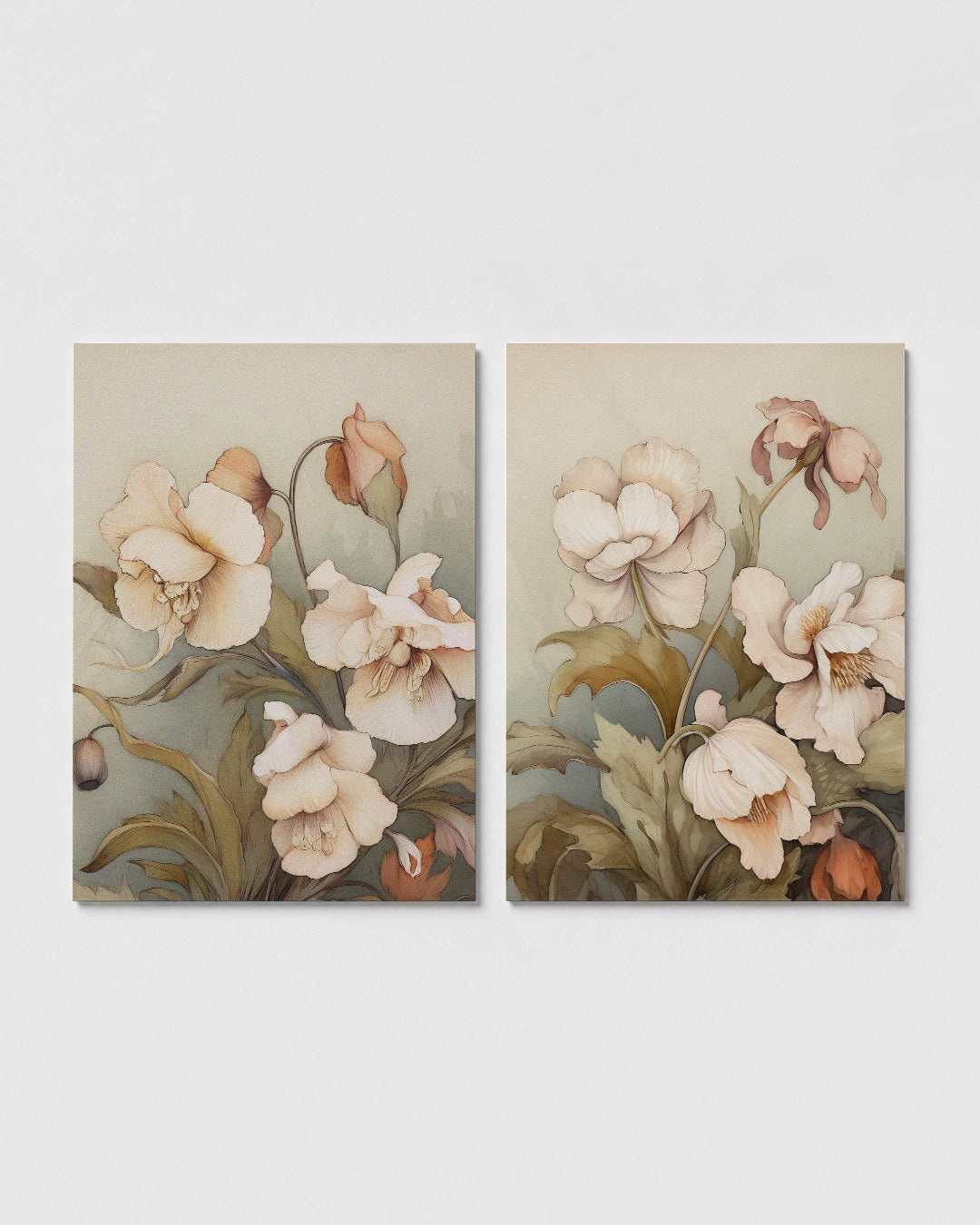 Bloemrijke sereniteit Posterset
