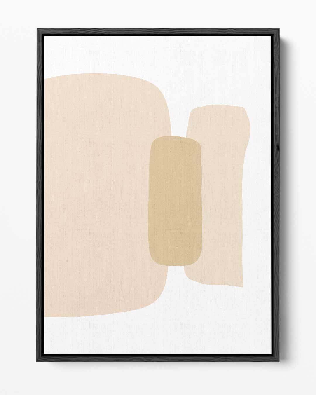Harmonieuze Abstracte Vormen Kunstwerk-canvas-dibond-plexiglas-wanddecoratie-WallArtistic