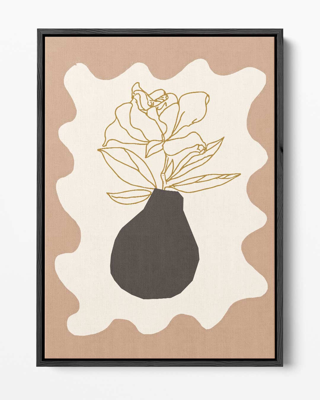 Moderne Bloem Kunstwerk-canvas-dibond-plexiglas-wanddecoratie-WallArtistic