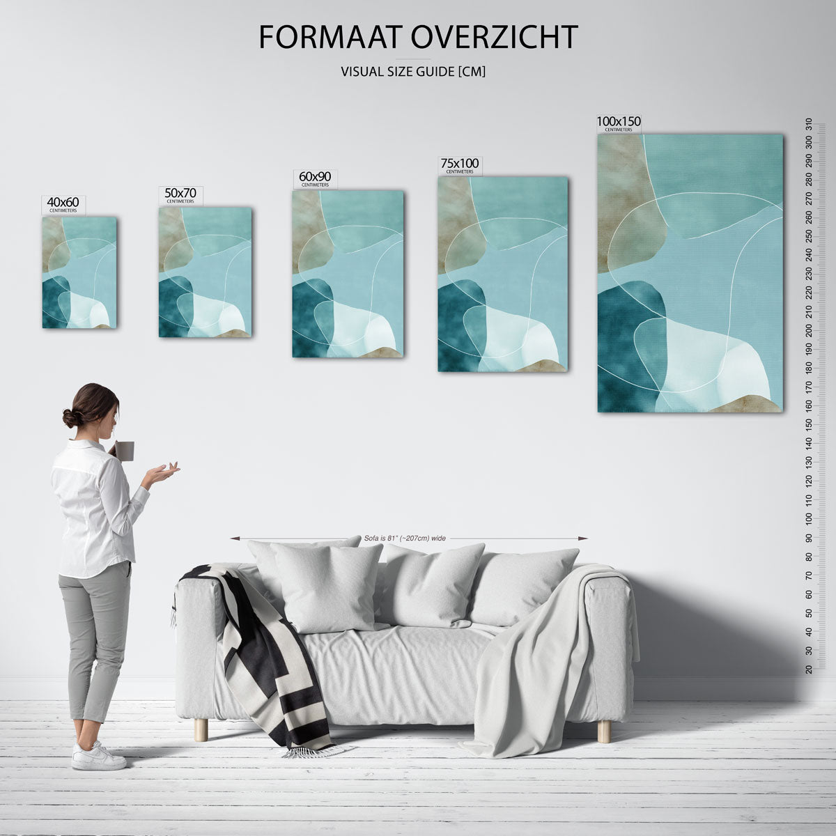 Organische vormen Kunstwerk