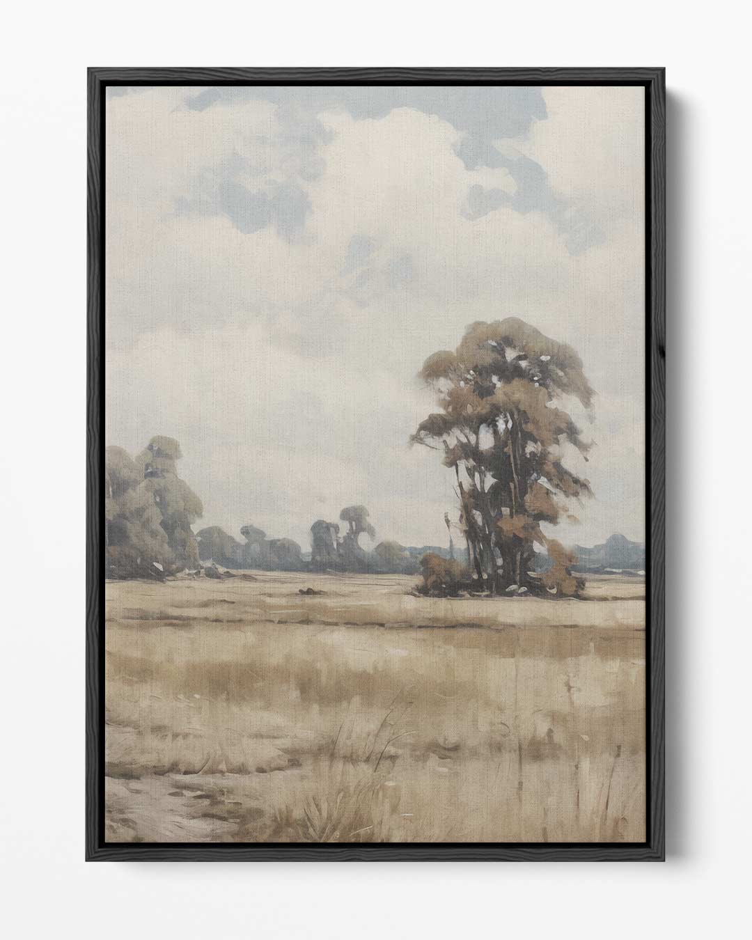 Zomerlandschap in Vervagende Tinten Kunstwerk-canvas-dibond-plexiglas-wanddecoratie-WallArtistic