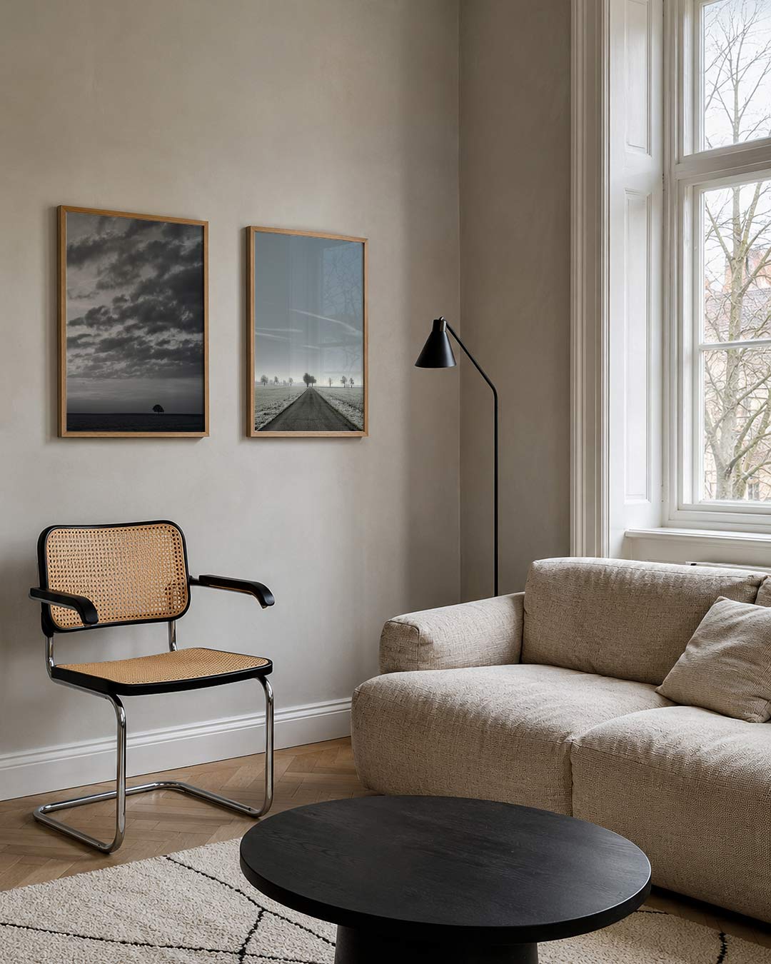 Landschap en lucht Posterset