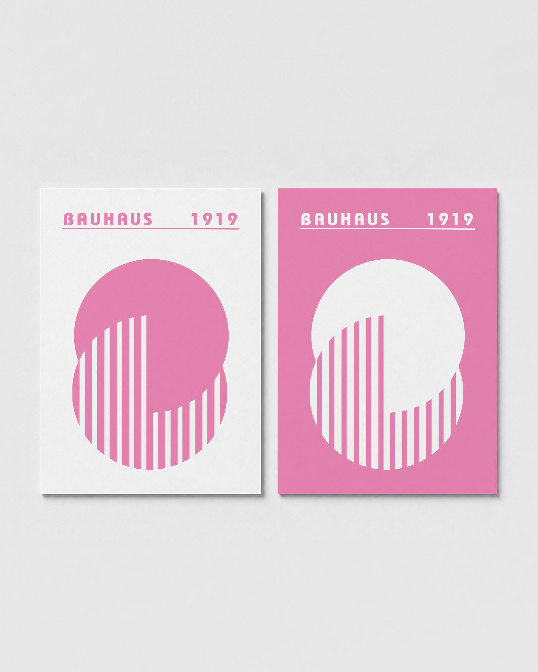 Cirkel en strepen Posterset
