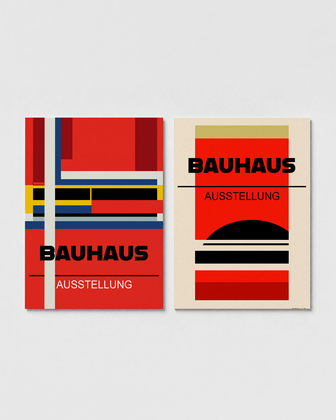 Kleurvlakken en lijnen Posterset