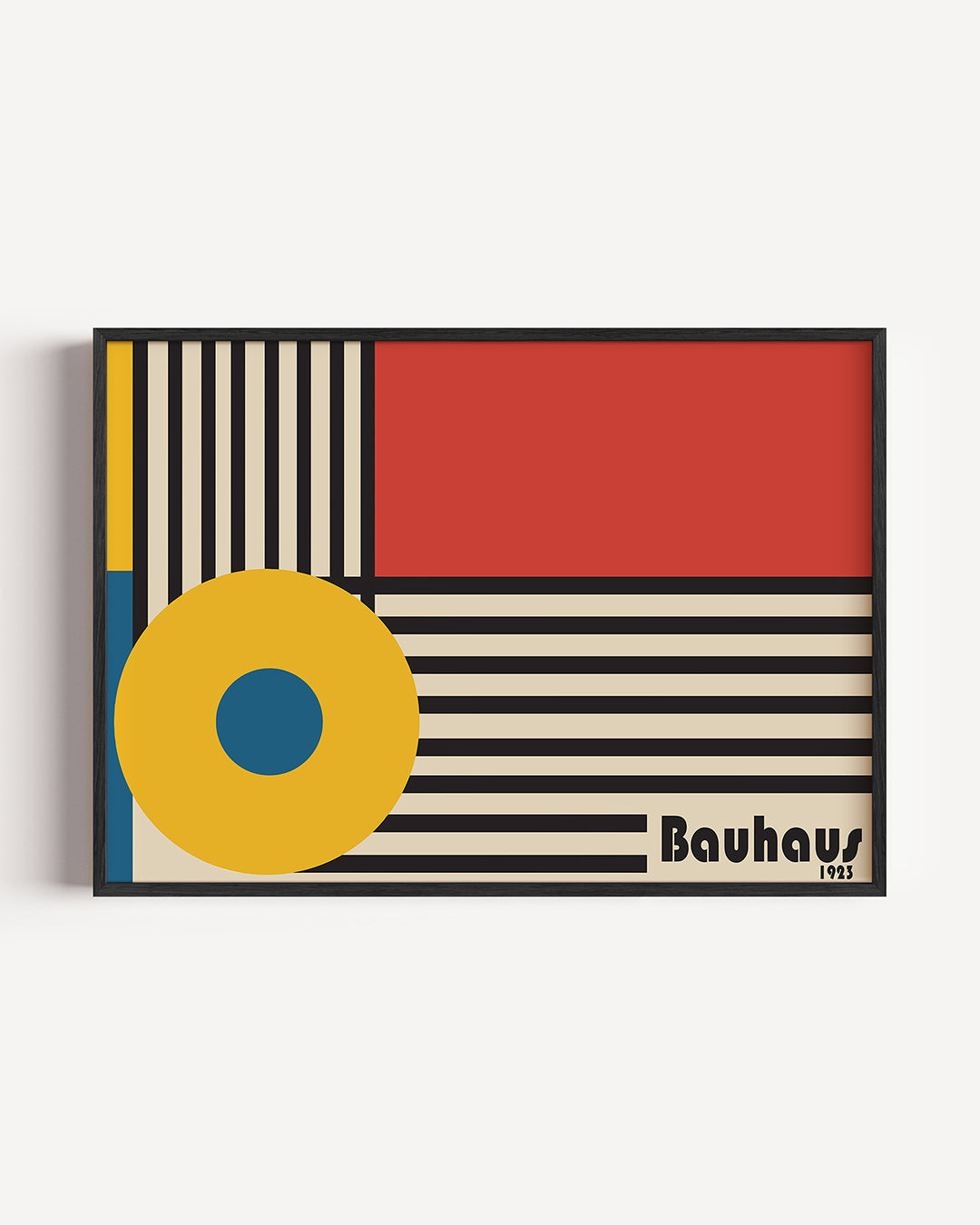 Lijnen en kleurvlakken Poster