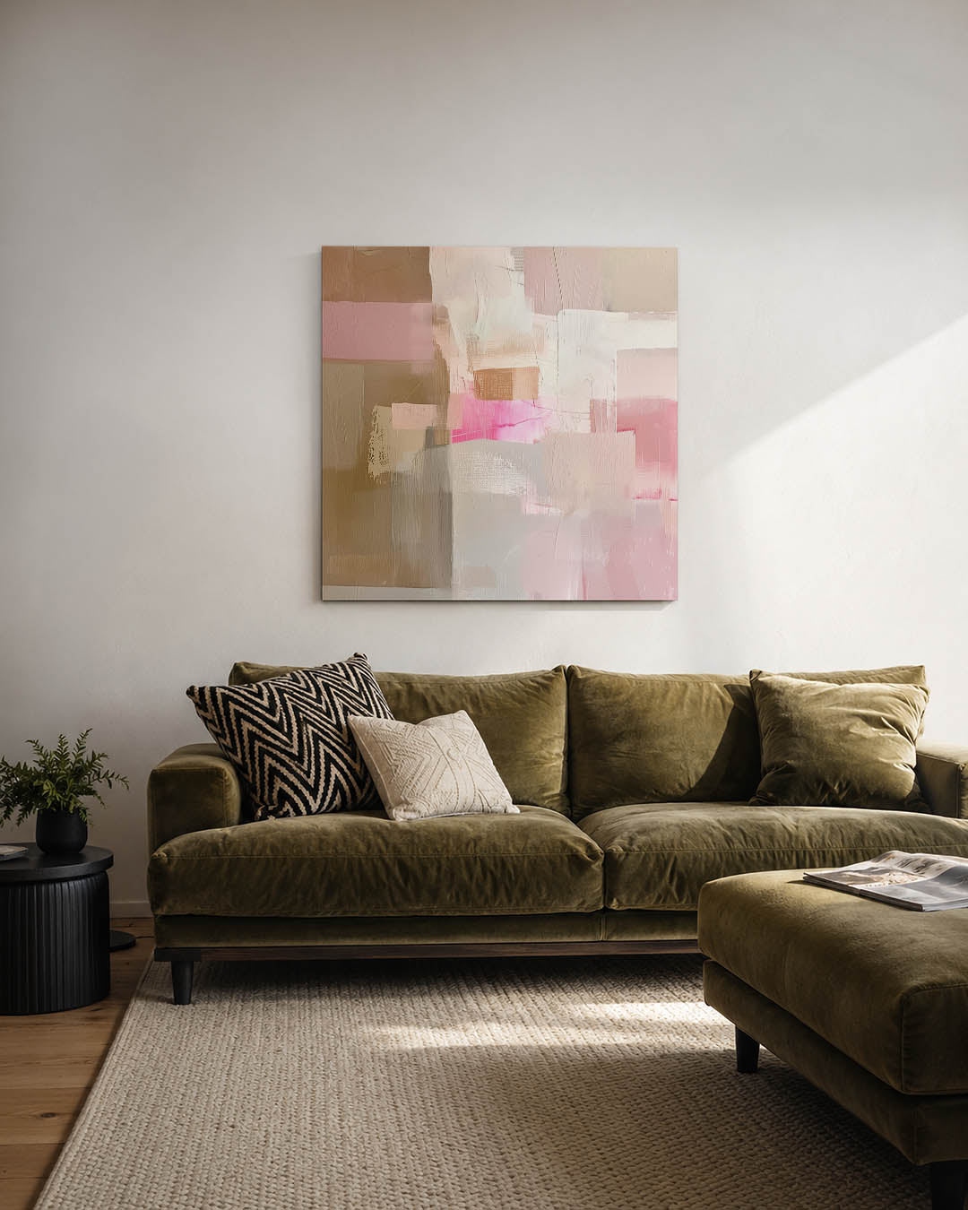 Zachte kleuren harmonie Kunstwerk