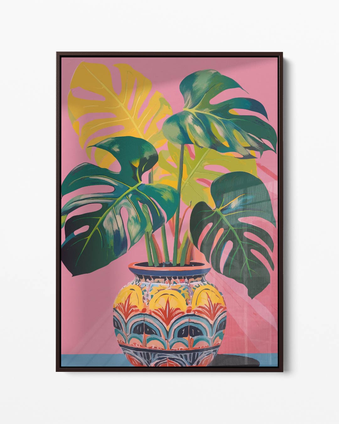 Tropische Bliss in Keramiek Kunstwerk-canvas-dibond-plexiglas-wanddecoratie-WallArtistic