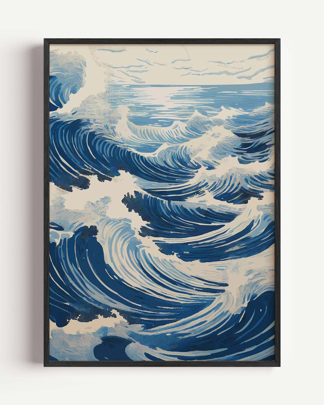Golvende Oceaan Kunstposter