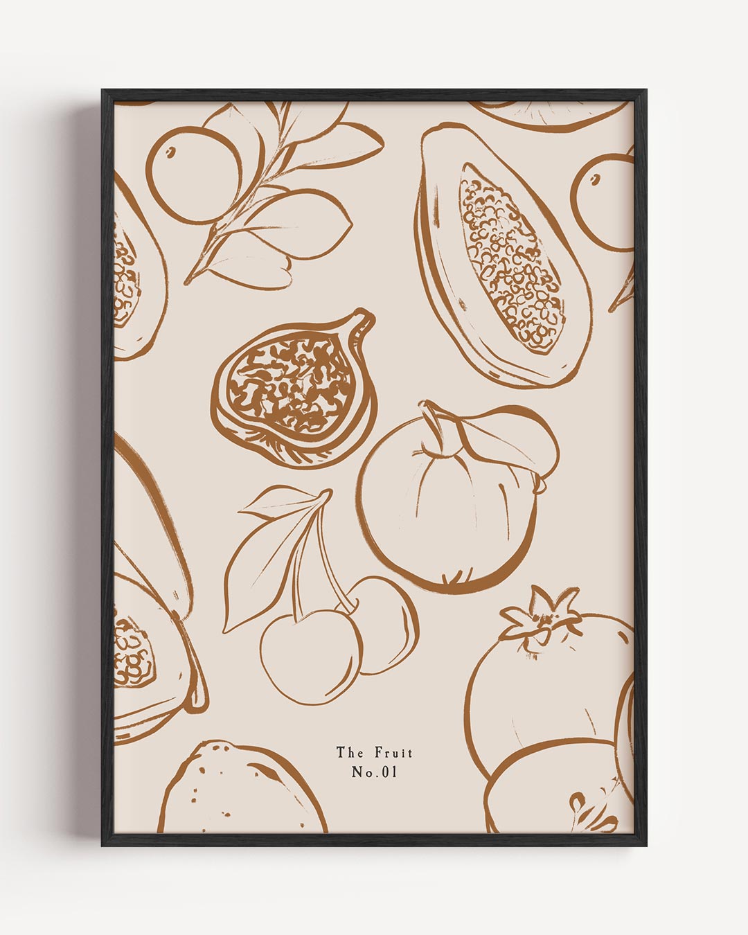 Fruitige Kunstposter-WallArtistic