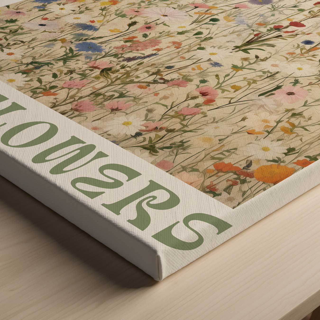 Wilde Bloemen Velden Kunstprint Kunstwerk-canvas-dibond-plexiglas-wanddecoratie-WallArtistic