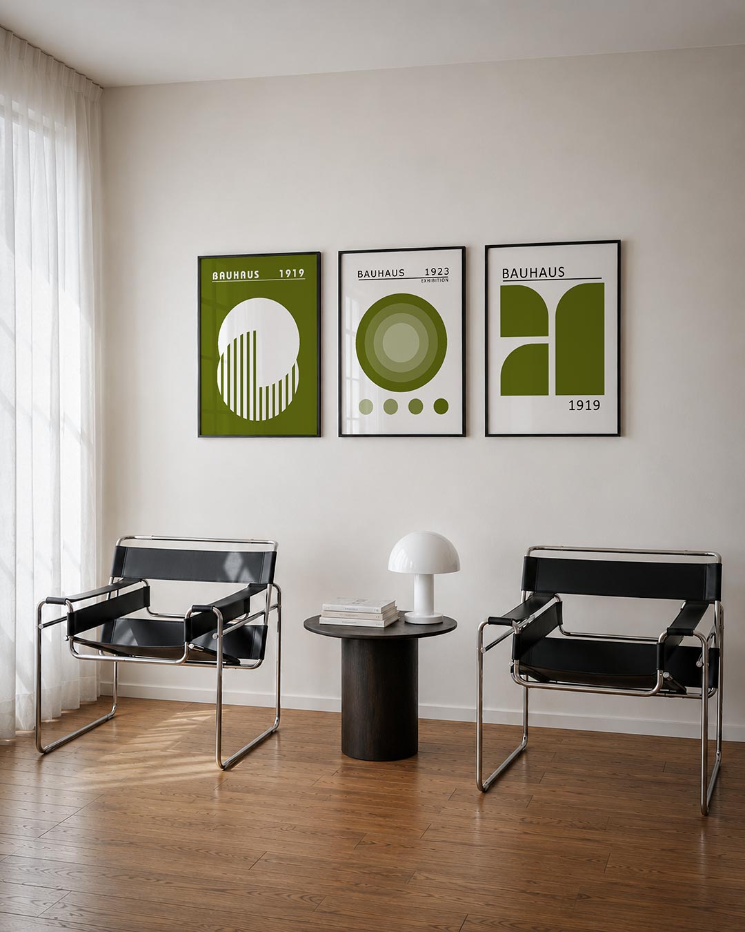 Cirkel en strepen Posterset