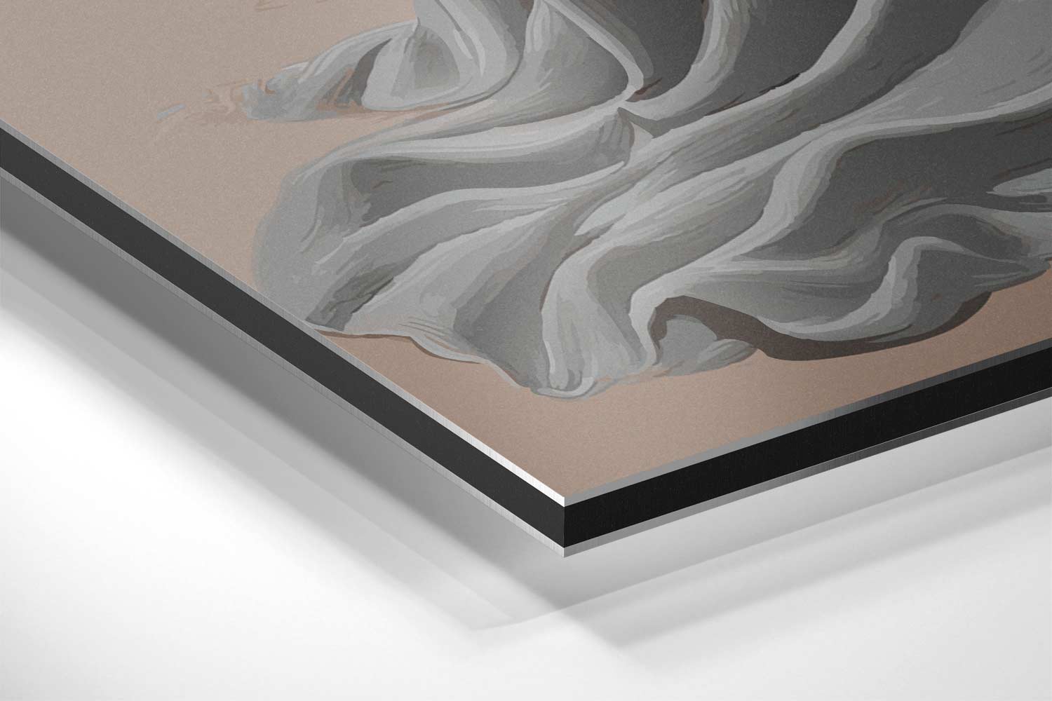 Strandstoel met Zilte Bries Kunstwerk-canvas-dibond-plexiglas-wanddecoratie-WallArtistic