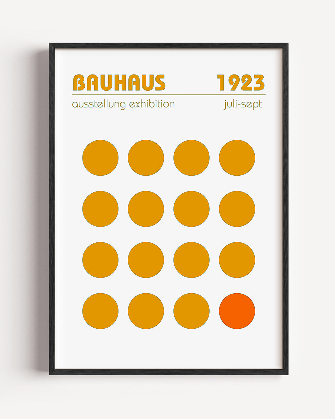Cirkelpatroon en kleur Poster