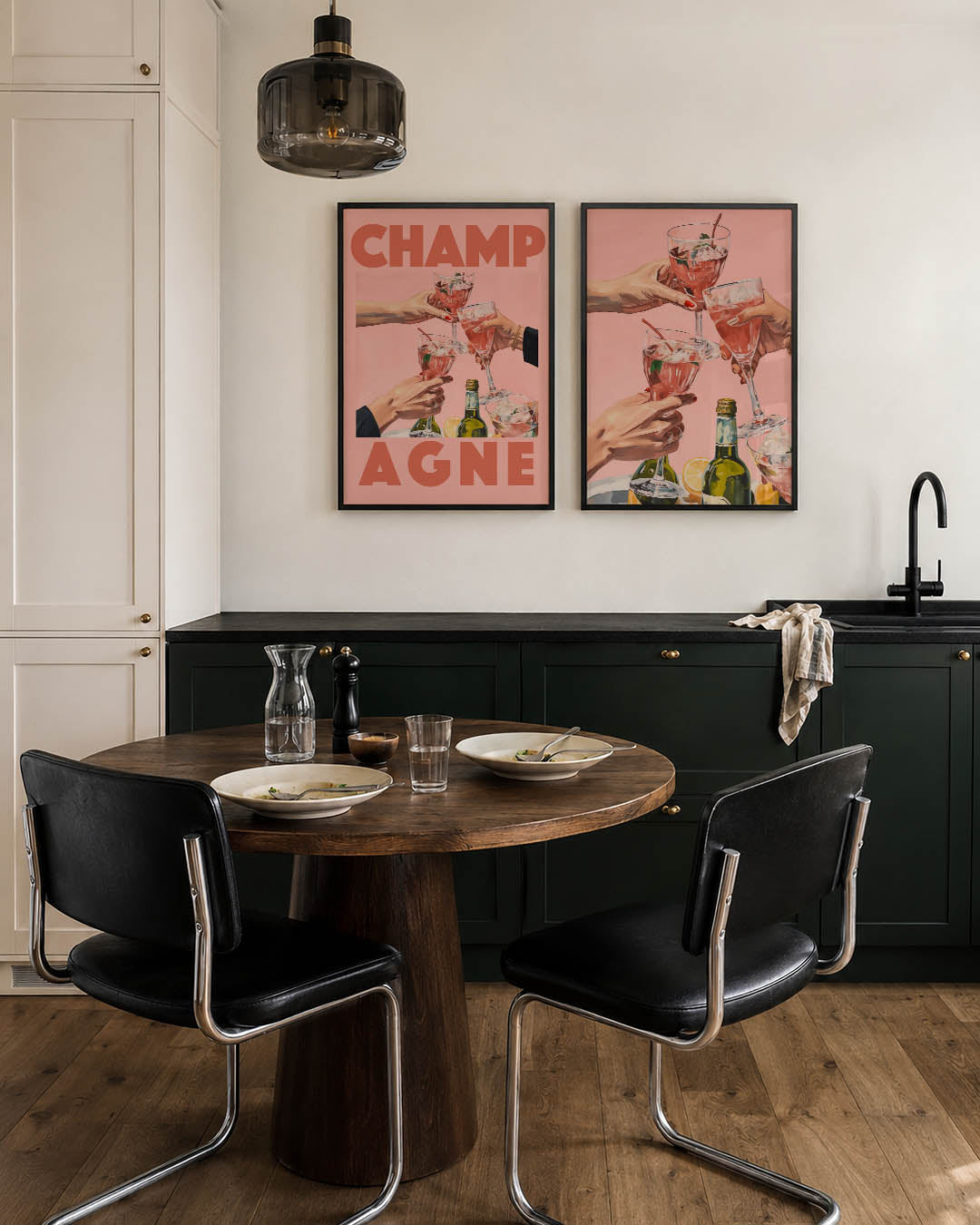Feestelijke toast Posterset