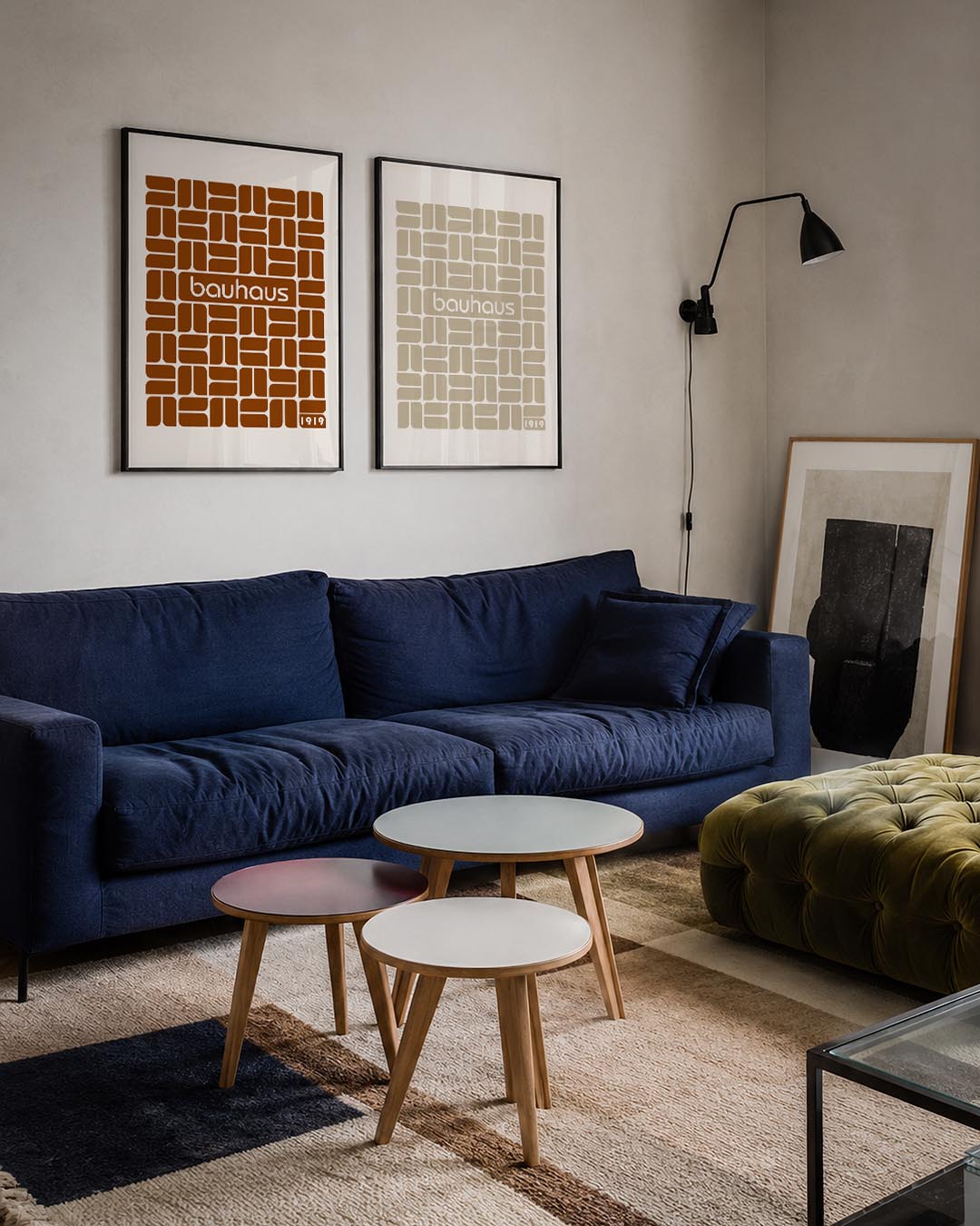 Vormritme en kleur Posterset