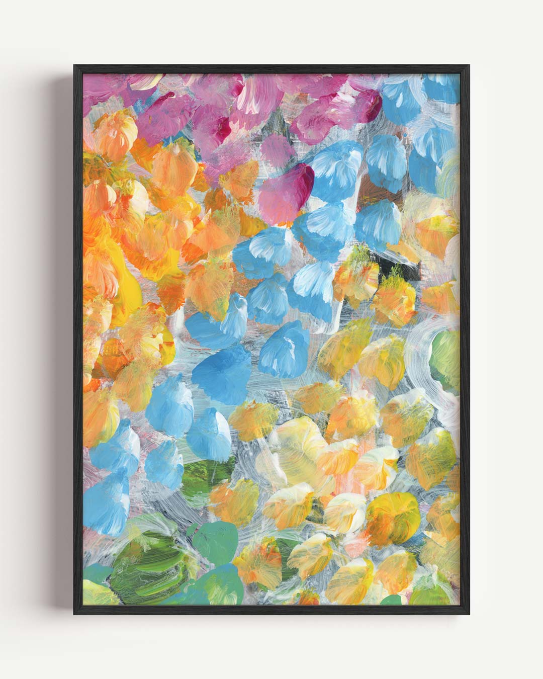 Kleurrijke Bloemendroom Poster