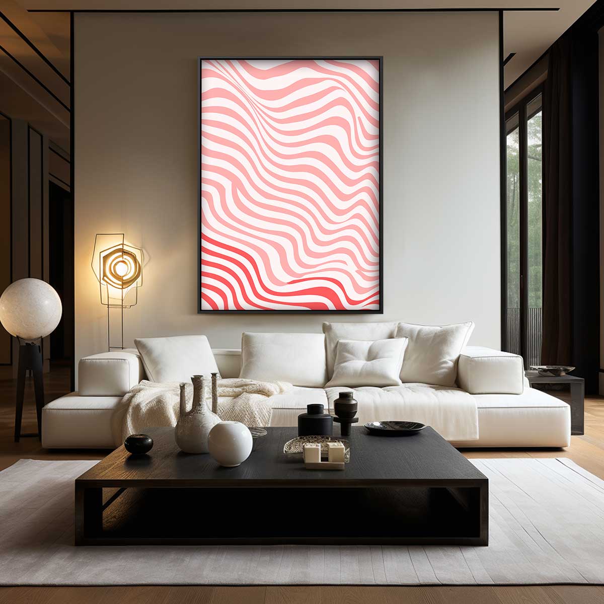 Zwoele Golven Kunstwerk-canvas-dibond-plexiglas-wanddecoratie-WallArtistic