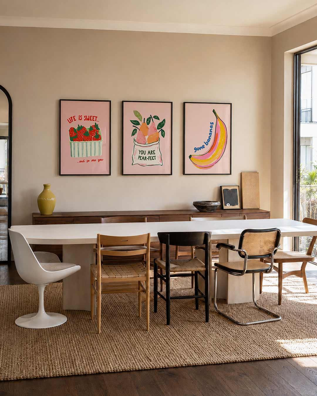 Zoete boodschap Posterset