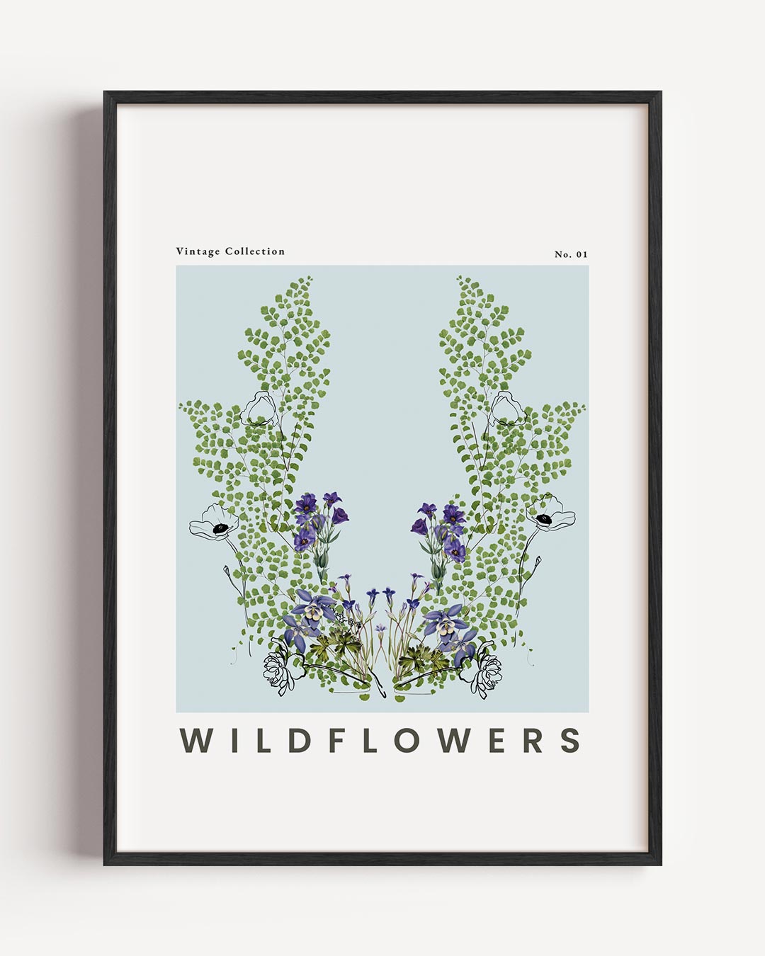 Vintage Wildflowers Poster-WallArtistic