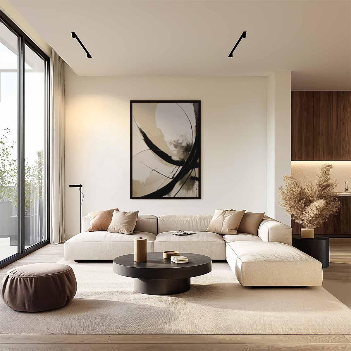 Elegante Bewegingen Kunstwerk-canvas-dibond-plexiglas-wanddecoratie-WallArtistic