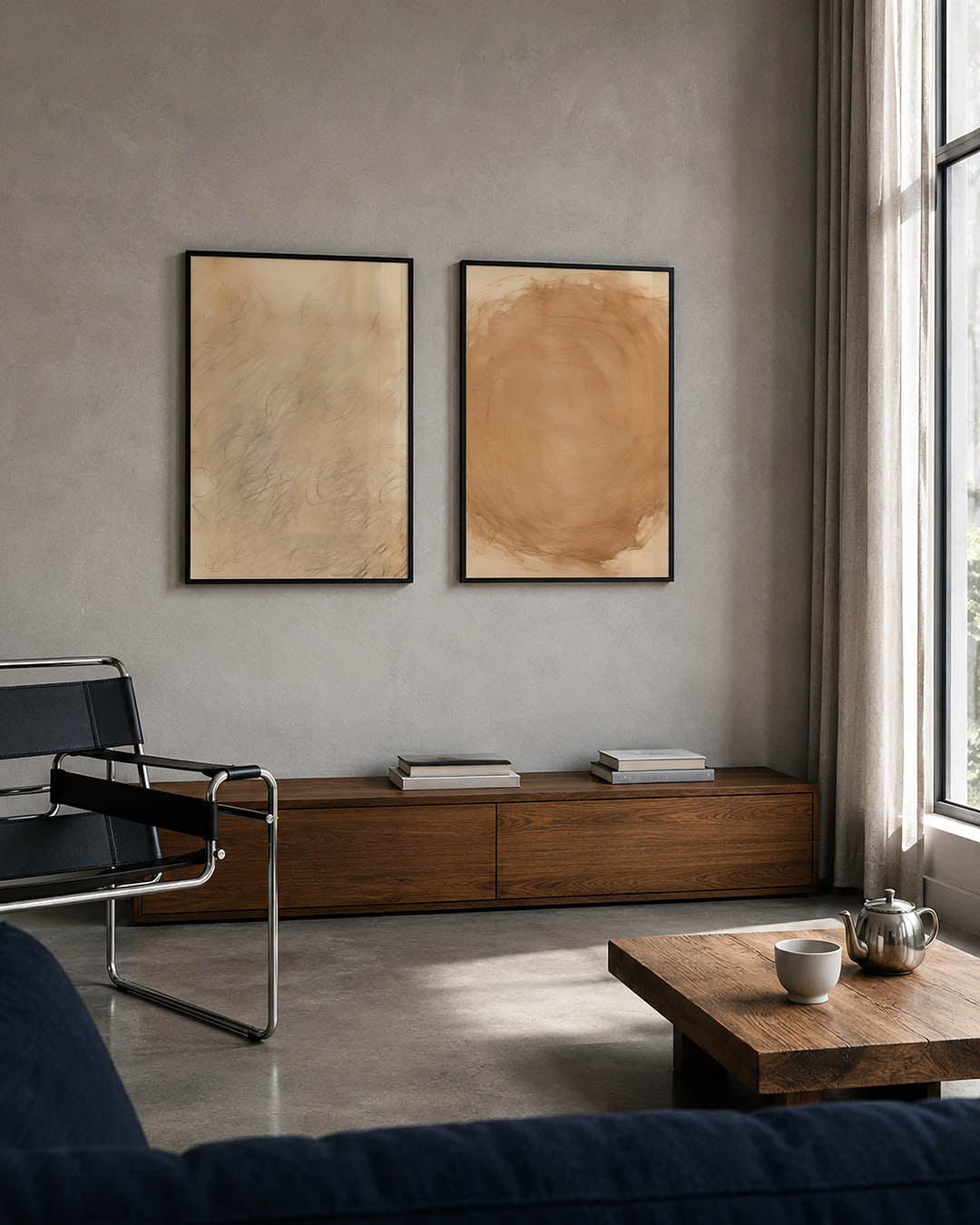 Lijnenspel en vormen Posterset