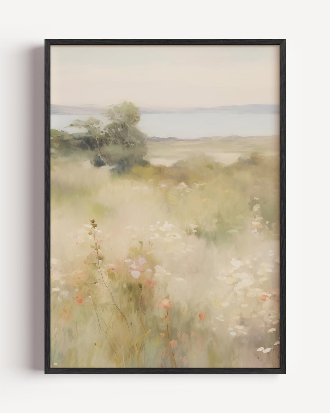 Dromerig Zomerlandschap Poster-WallArtistic